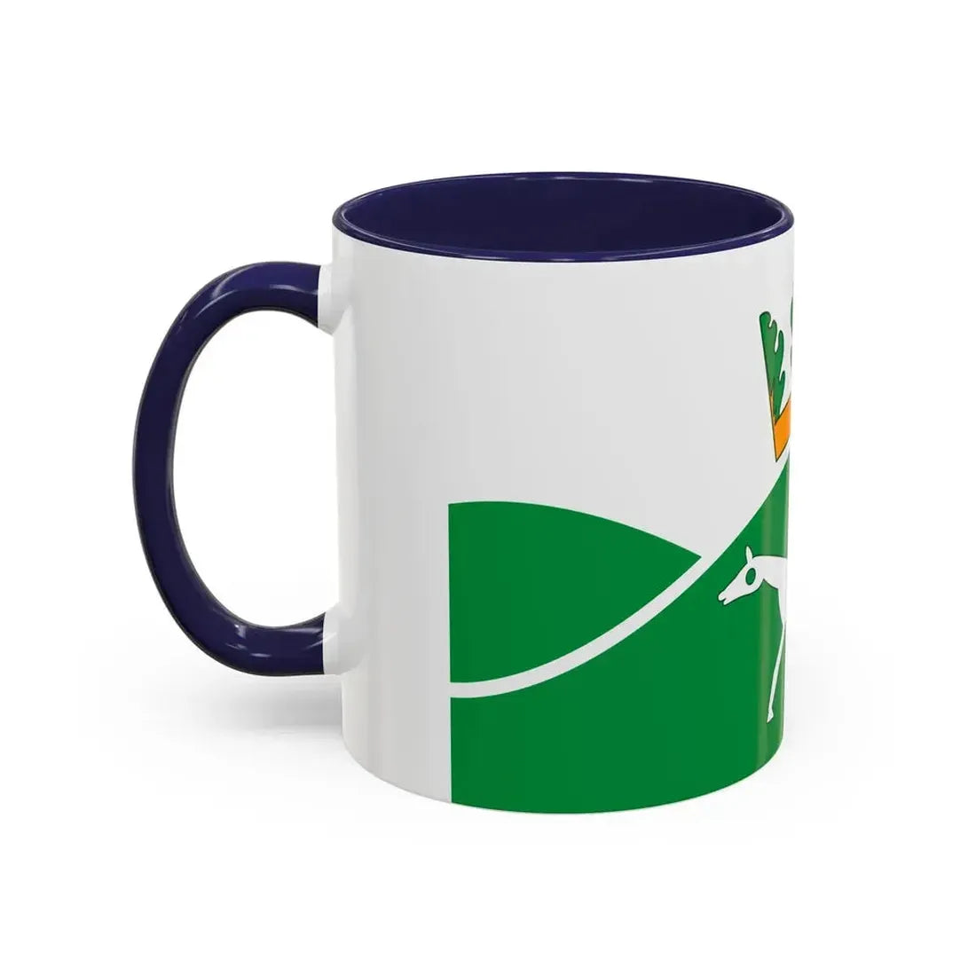 Flag of Pewsey UK - Accent Coffee Mug - Go Mug Yourself