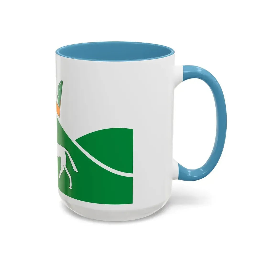 Flag of Pewsey UK - Accent Coffee Mug - Go Mug Yourself