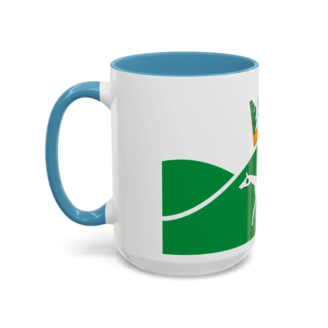 Flag of Pewsey UK - Accent Coffee Mug - Go Mug Yourself