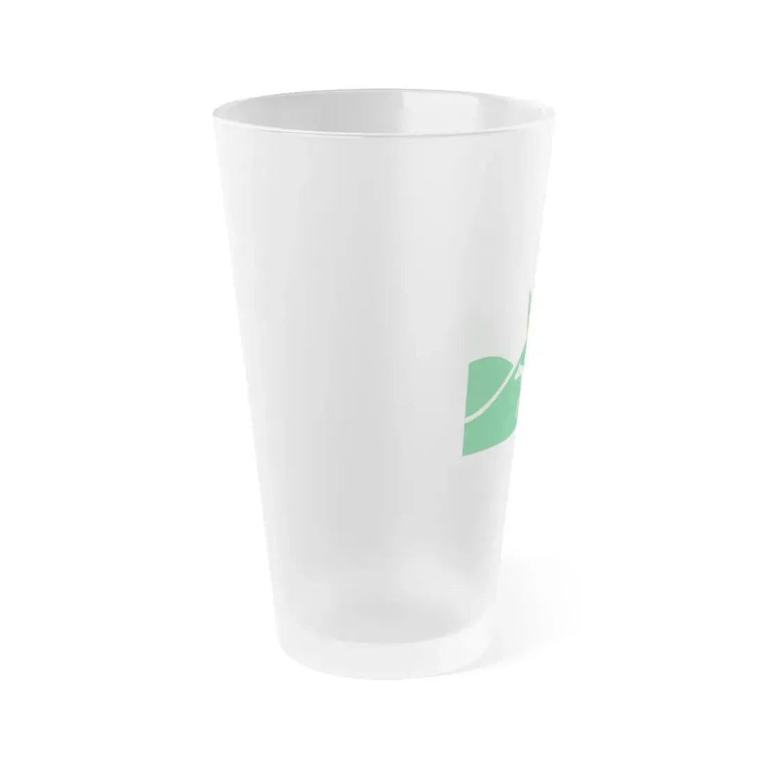 Flag of Pewsey UK - Frosted Pint Glass 16oz - Go Mug Yourself