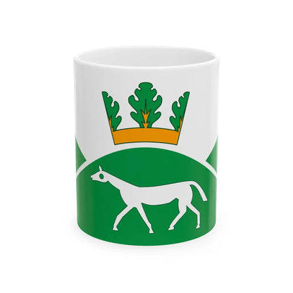 Flag of Pewsey UK - White Coffee Mug-11oz-Go Mug Yourself