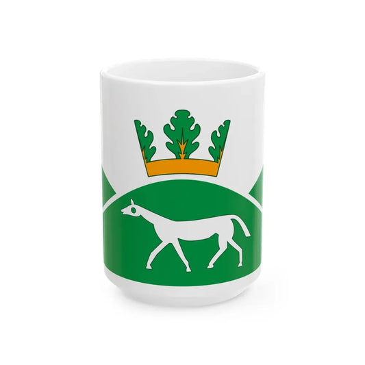 Flag of Pewsey UK - White Coffee Mug 15oz - Go Mug Yourself