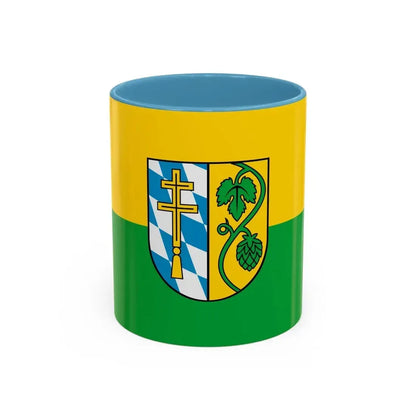 Flag of Pfaffenhofen Germany - Accent Coffee Mug 11oz Light Blue - Go Mug Yourself