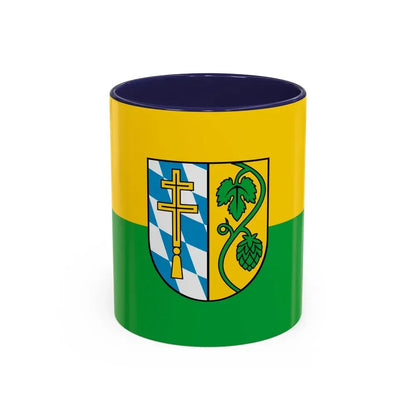 Flag of Pfaffenhofen Germany - Accent Coffee Mug 11oz Navy - Go Mug Yourself