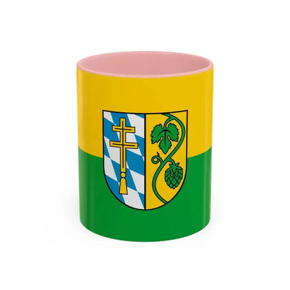 Flag of Pfaffenhofen Germany - Accent Coffee Mug 11oz Pink - Go Mug Yourself