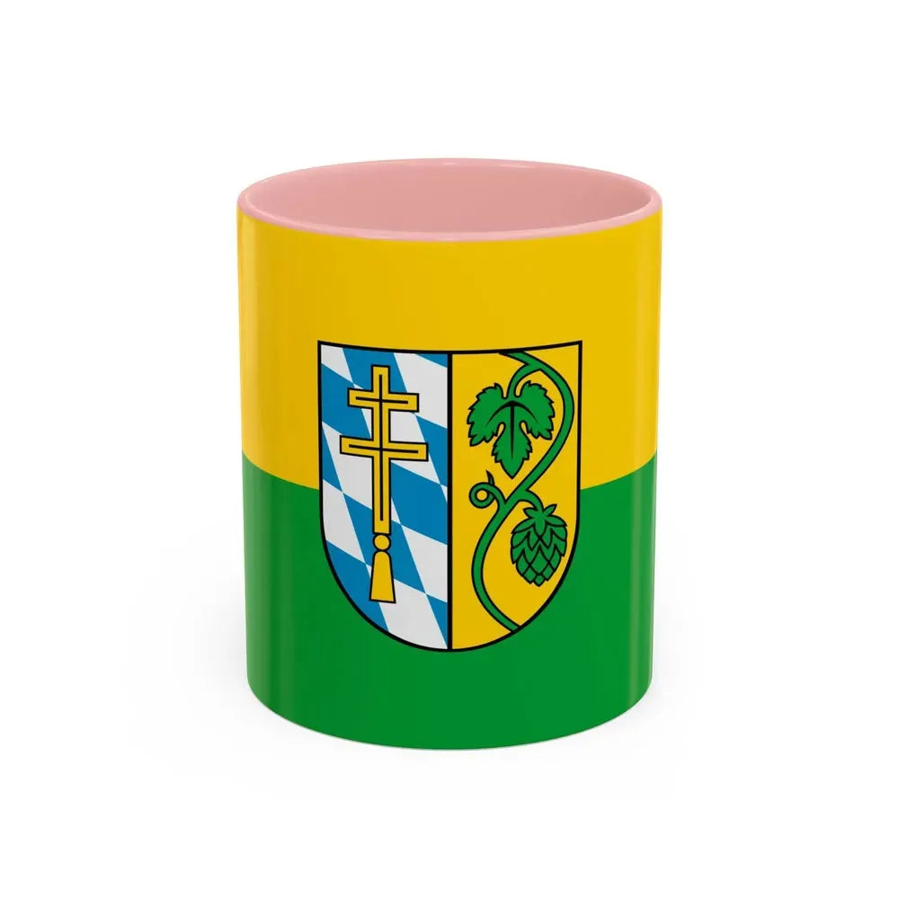 Flag of Pfaffenhofen Germany - Accent Coffee Mug 11oz Pink - Go Mug Yourself