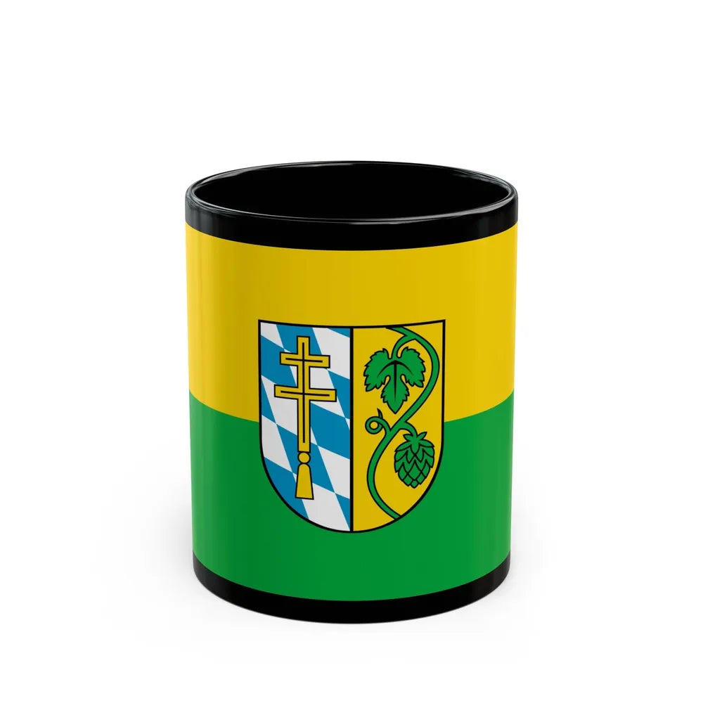 Flag of Pfaffenhofen Germany - Black Coffee Mug-11oz-Go Mug Yourself