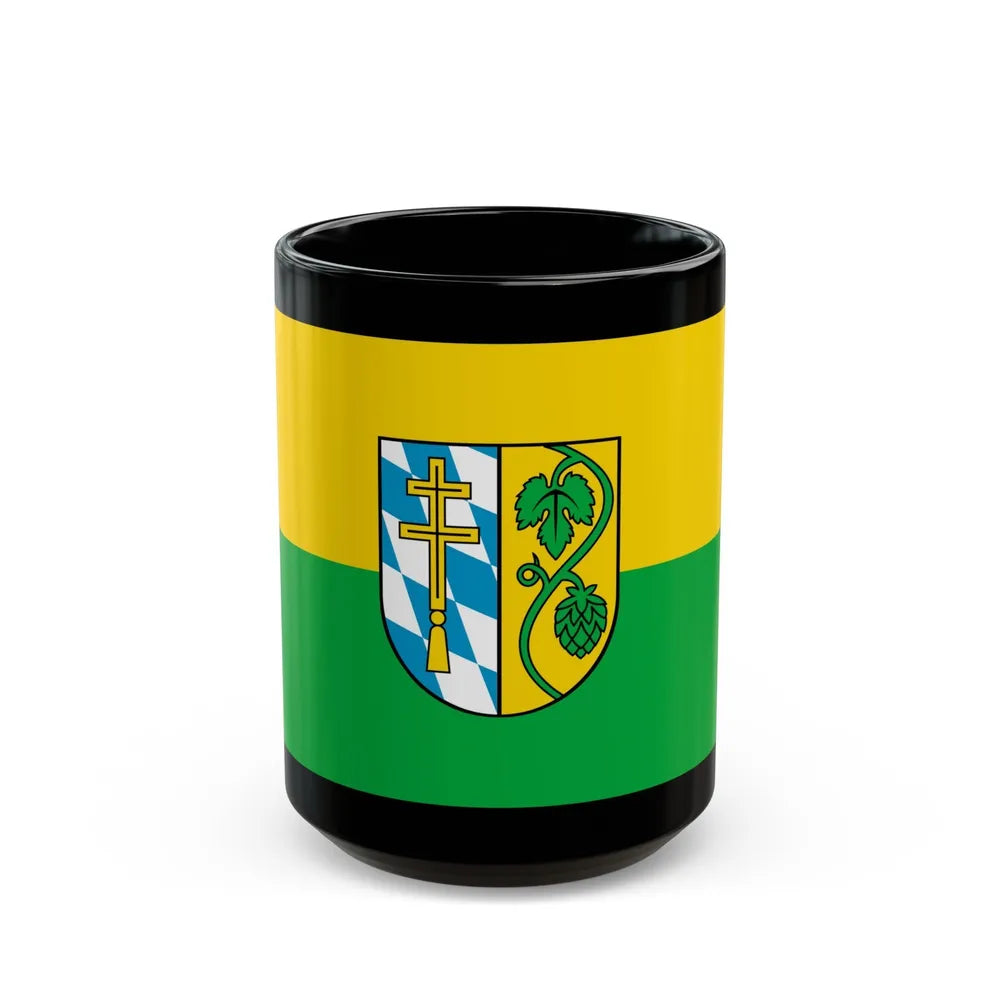 Flag of Pfaffenhofen Germany - Black Coffee Mug-15oz-Go Mug Yourself