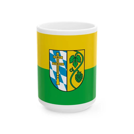 Flag of Pfaffenhofen Germany - White Coffee Mug 15oz - Go Mug Yourself