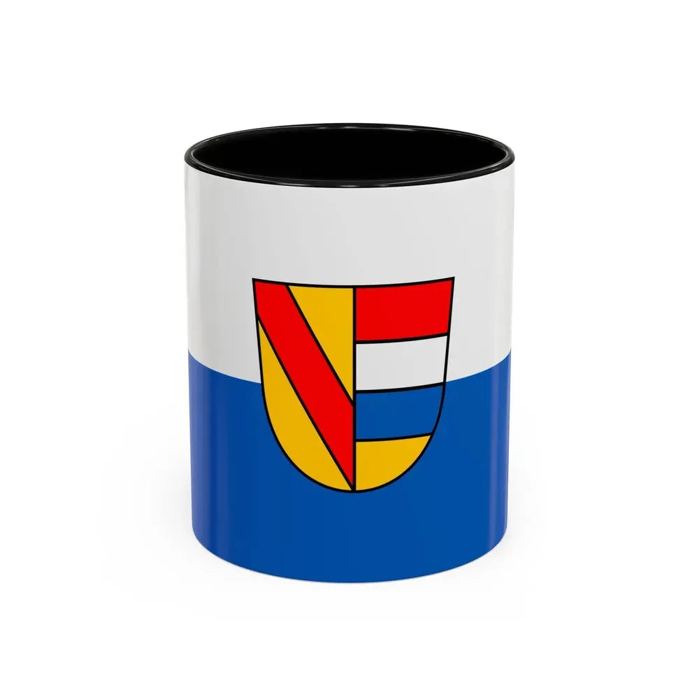 Flag of Pforzheim Germany - Accent Coffee Mug 11oz Black - Go Mug Yourself
