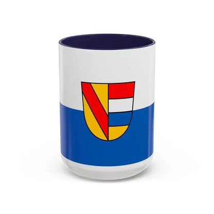 Flag of Pforzheim Germany - Accent Coffee Mug 15oz Navy - Go Mug Yourself