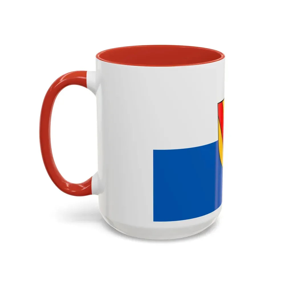 Flag of Pforzheim Germany - Accent Coffee Mug - Go Mug Yourself