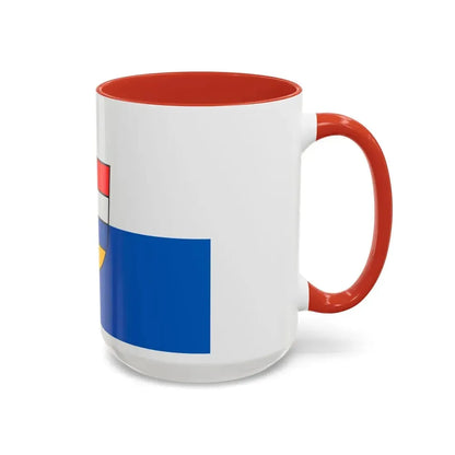 Flag of Pforzheim Germany - Accent Coffee Mug - Go Mug Yourself