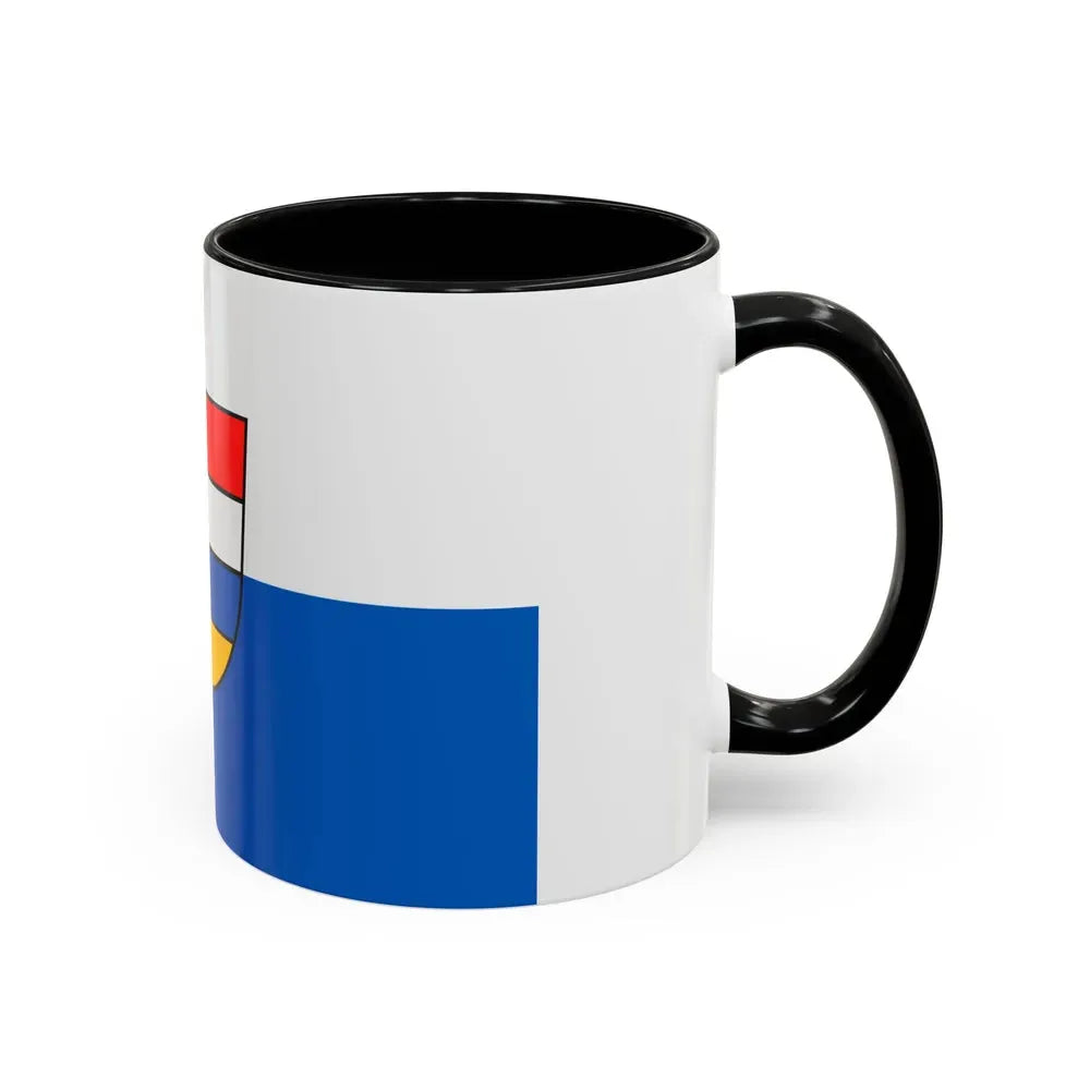 Flag of Pforzheim Germany - Accent Coffee Mug - Go Mug Yourself