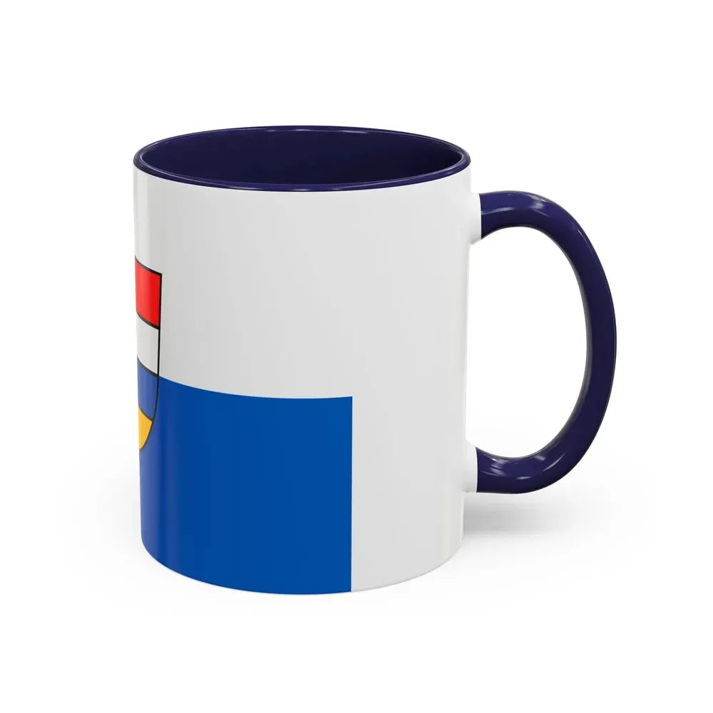 Flag of Pforzheim Germany - Accent Coffee Mug - Go Mug Yourself