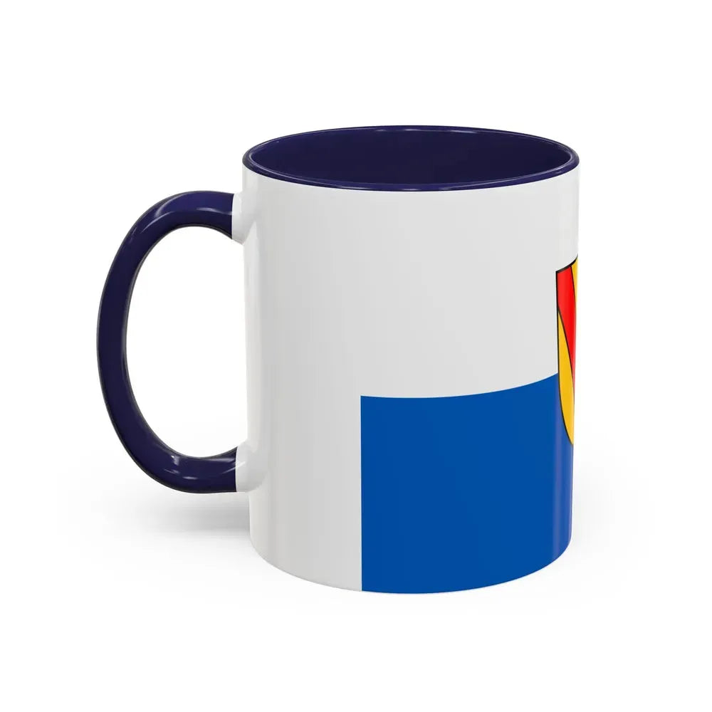 Flag of Pforzheim Germany - Accent Coffee Mug - Go Mug Yourself