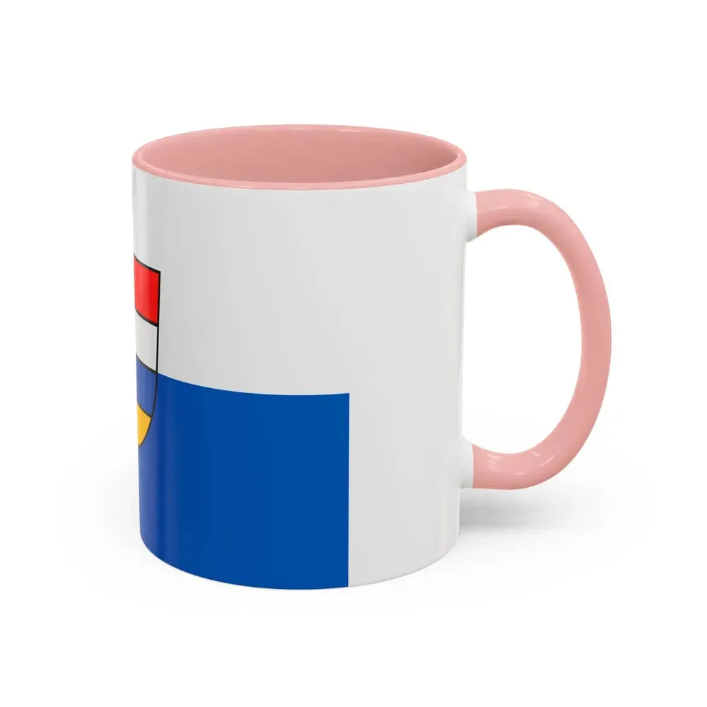 Flag of Pforzheim Germany - Accent Coffee Mug - Go Mug Yourself