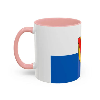 Flag of Pforzheim Germany - Accent Coffee Mug - Go Mug Yourself