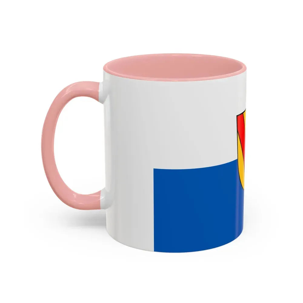 Flag of Pforzheim Germany - Accent Coffee Mug - Go Mug Yourself