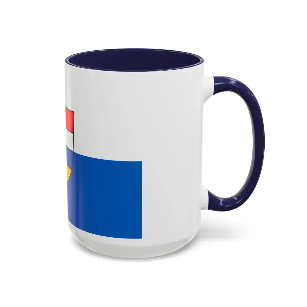 Flag of Pforzheim Germany - Accent Coffee Mug - Go Mug Yourself