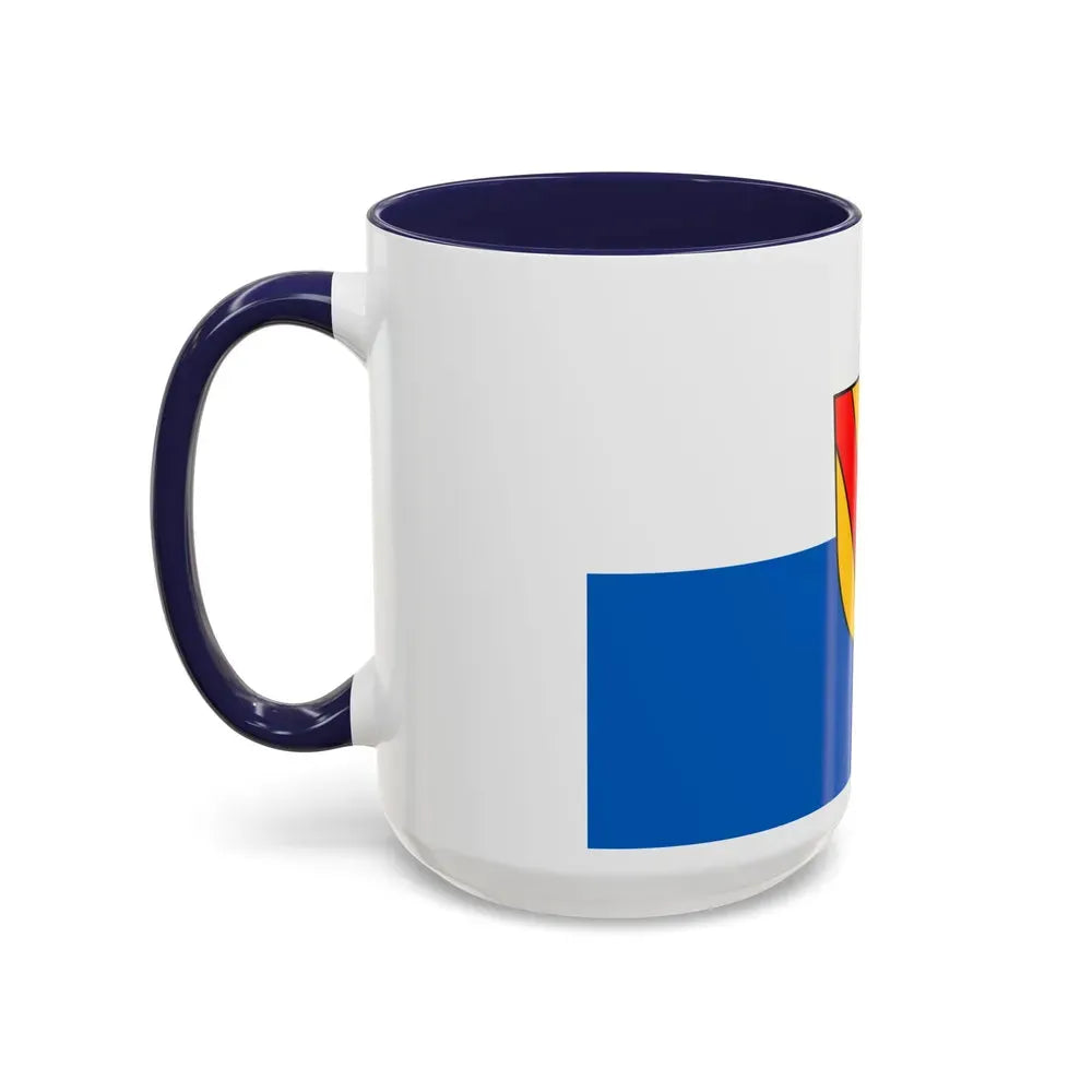 Flag of Pforzheim Germany - Accent Coffee Mug - Go Mug Yourself