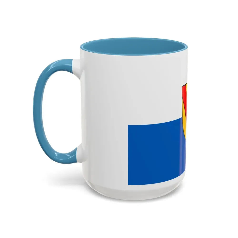 Flag of Pforzheim Germany - Accent Coffee Mug - Go Mug Yourself