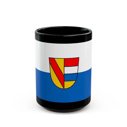 Flag of Pforzheim Germany - Black Coffee Mug-15oz-Go Mug Yourself