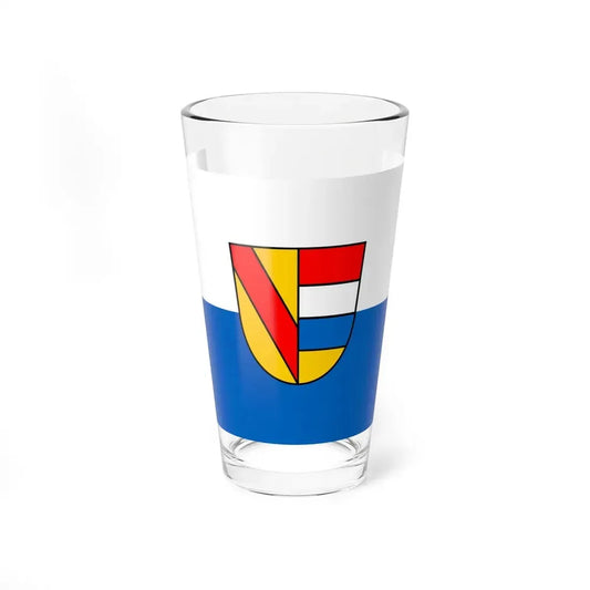 Flag of Pforzheim Germany - Pint Glass 16oz 16oz - Go Mug Yourself