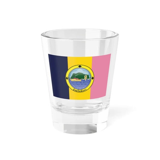 Flag of Phang Nga province (Thailand) Shot Glass 1.5oz 1.5oz - Go Mug Yourself