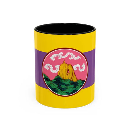 Flag of Phatthalung Province Thailand - Accent Coffee Mug 11oz Black - Go Mug Yourself