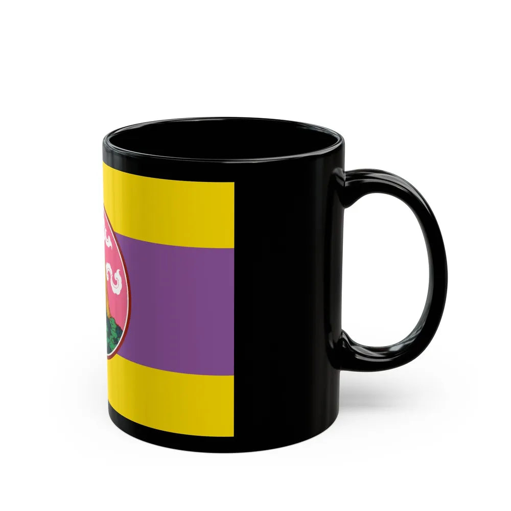 Flag of Phatthalung Province Thailand - Black Coffee Mug-Go Mug Yourself