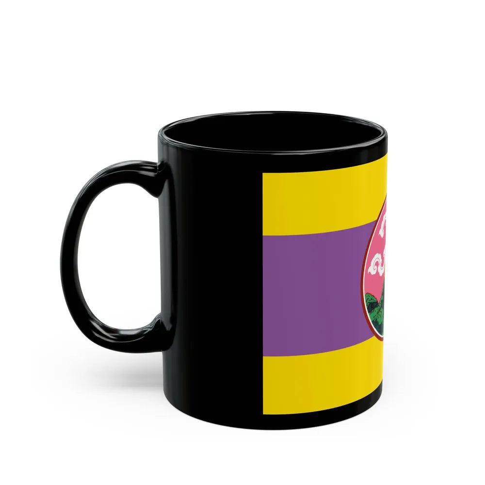 Flag of Phatthalung Province Thailand - Black Coffee Mug-Go Mug Yourself