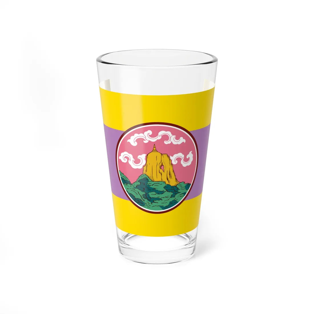 Flag of Phatthalung (Thailand) Pint Glass 16oz 16oz - Go Mug Yourself