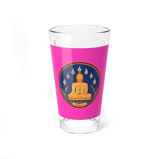 Flag of Phayao Province Thailand - Pint Glass 16oz 16oz - Go Mug Yourself