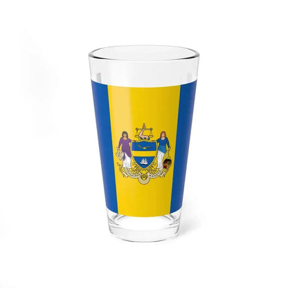Flag of Philadelphia, Pennsylvania - Pint Glass 16oz 16oz - Go Mug Yourself