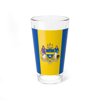 Flag of Philadelphia, Pennsylvania - Pint Glass 16oz 16oz - Go Mug Yourself
