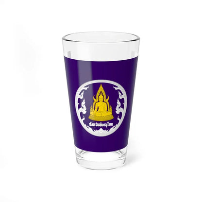 Flag of Phitsanulok Province Thailand - Pint Glass 16oz 16oz - Go Mug Yourself