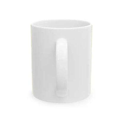 Flag of Physical Education Organization of Army of Iran (Iran) White Coffee Mug - Go Mug Yourself