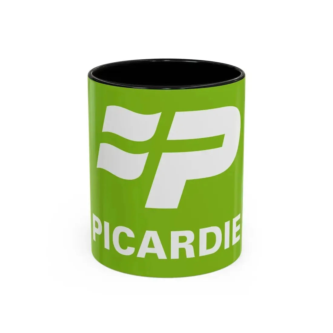 Flag of Picardy France 2 - Accent Coffee Mug 11oz Black - Go Mug Yourself
