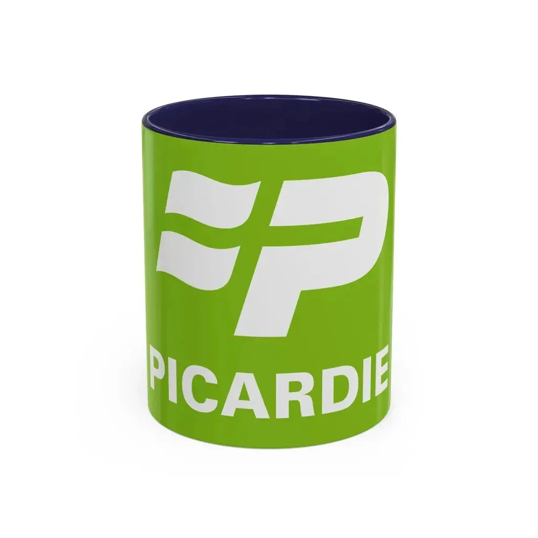 Flag of Picardy France 2 - Accent Coffee Mug 11oz Navy - Go Mug Yourself