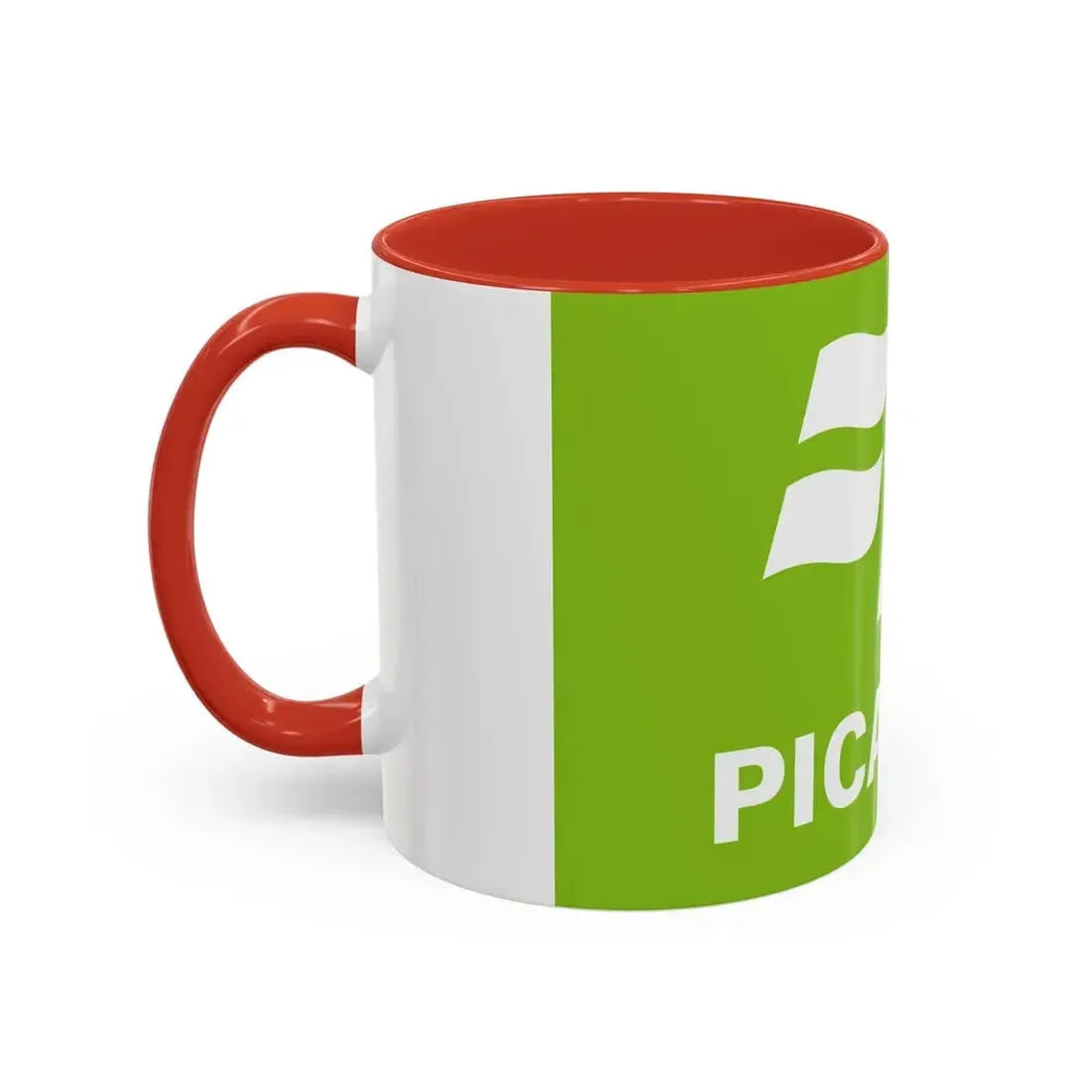 Flag of Picardy France 2 - Accent Coffee Mug - Go Mug Yourself