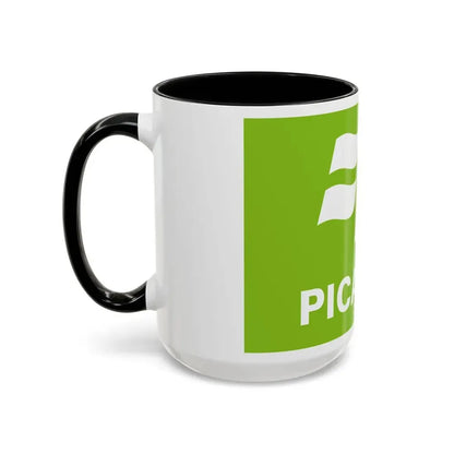Flag of Picardy France 2 - Accent Coffee Mug - Go Mug Yourself
