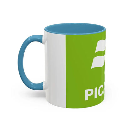 Flag of Picardy France 2 - Accent Coffee Mug - Go Mug Yourself