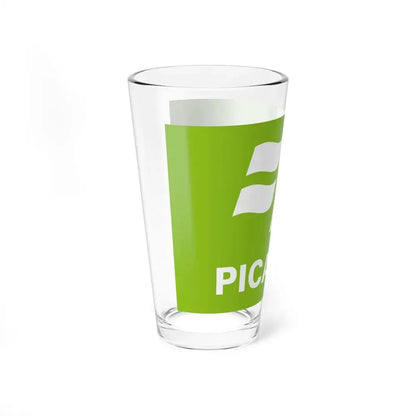 Flag of Picardy France 2 - Pint Glass 16oz - Go Mug Yourself
