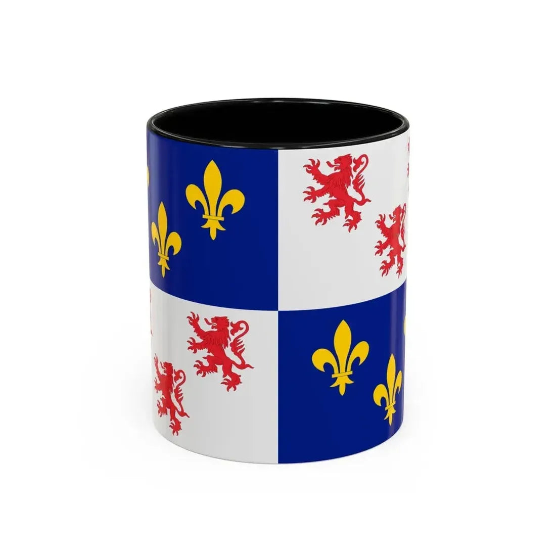Flag of Picardy France - Accent Coffee Mug 11oz Black - Go Mug Yourself