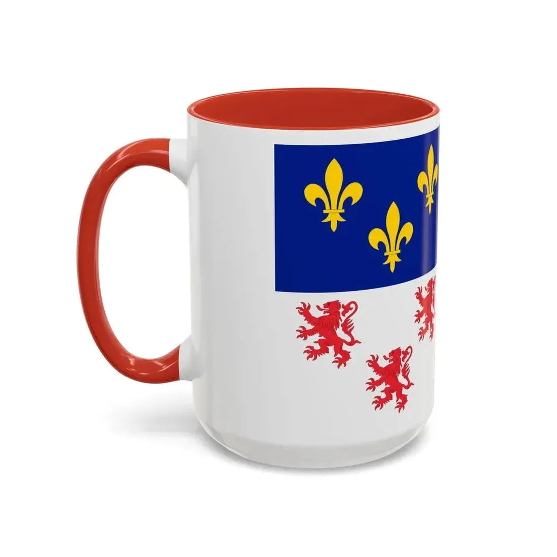 Flag of Picardy France - Accent Coffee Mug - Go Mug Yourself