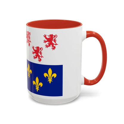 Flag of Picardy France - Accent Coffee Mug - Go Mug Yourself