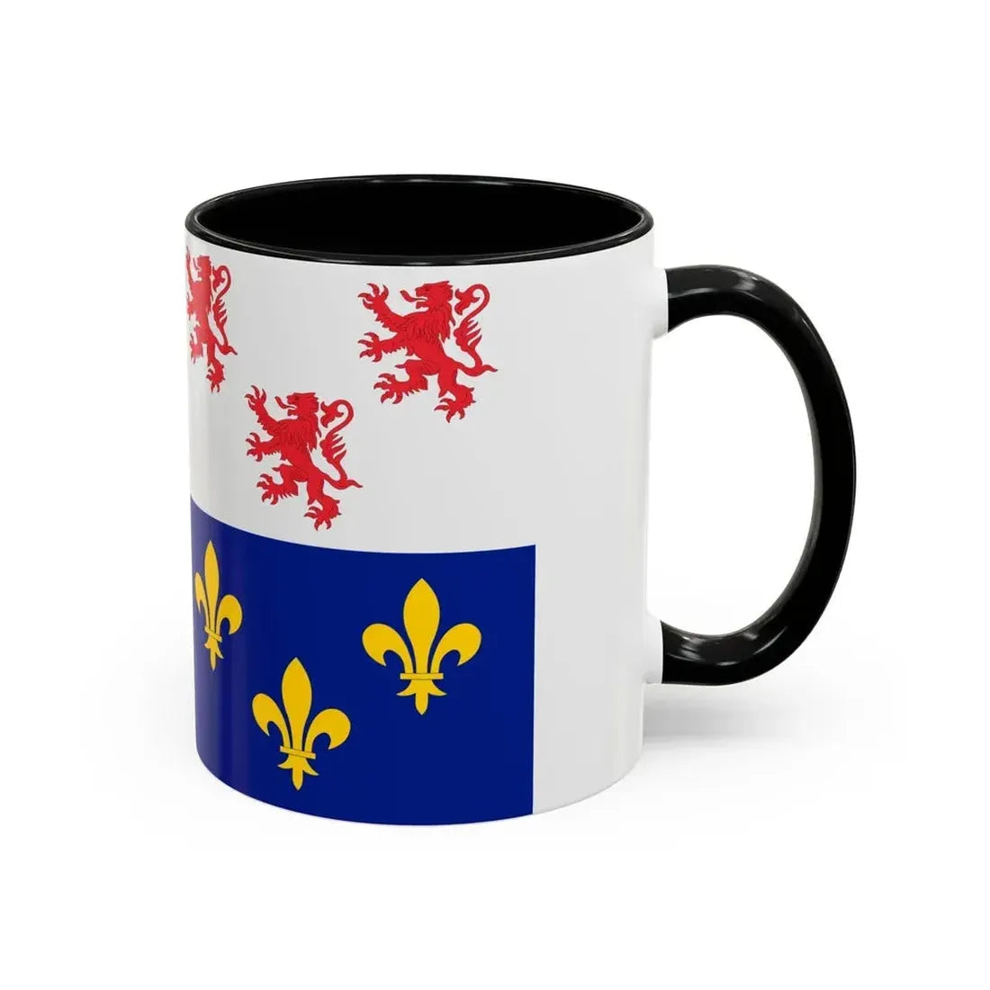 Flag of Picardy France - Accent Coffee Mug - Go Mug Yourself