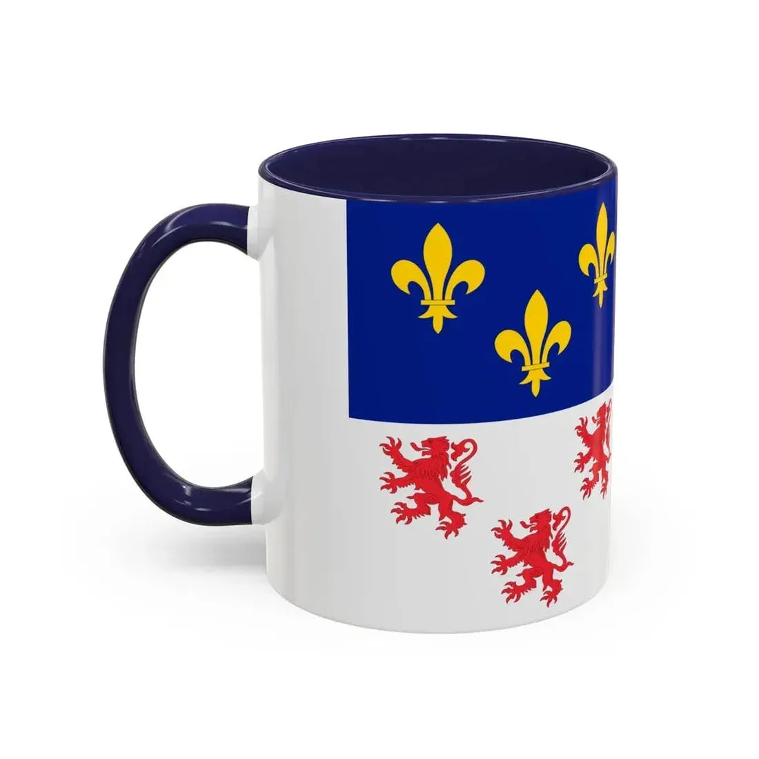 Flag of Picardy France - Accent Coffee Mug - Go Mug Yourself