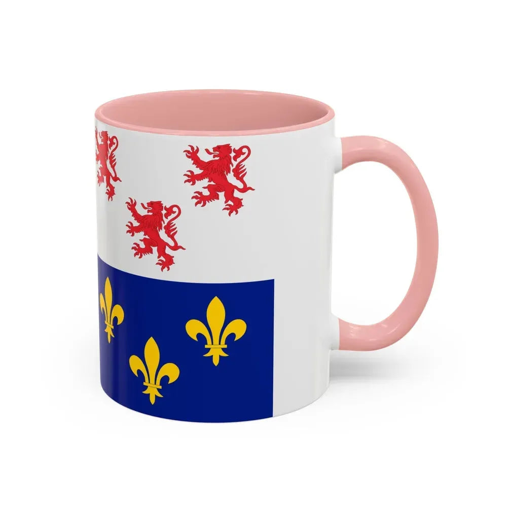 Flag of Picardy France - Accent Coffee Mug - Go Mug Yourself
